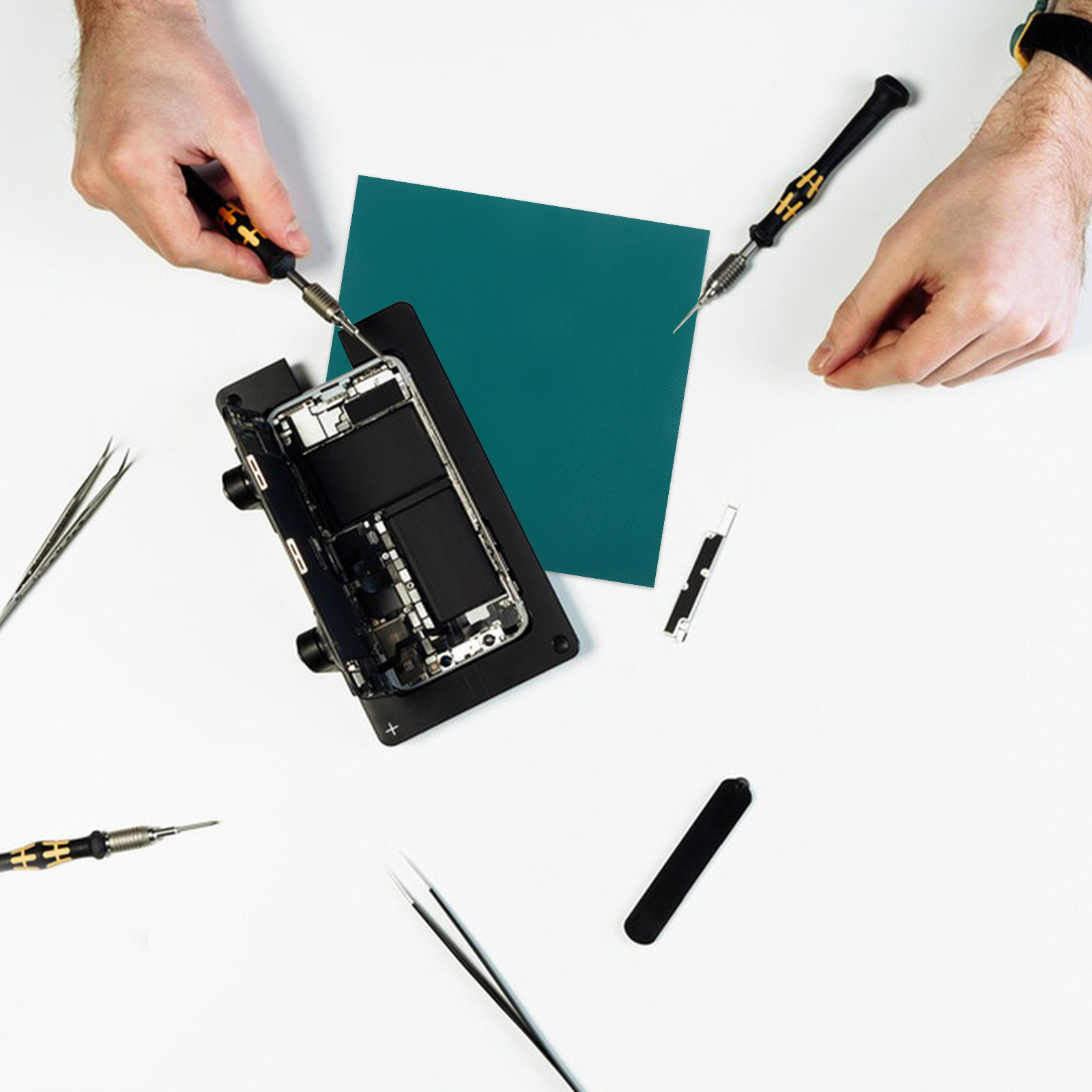 Electronics Repair Workbench - Alas Kerja Anti-Statis Tahan Panas untuk