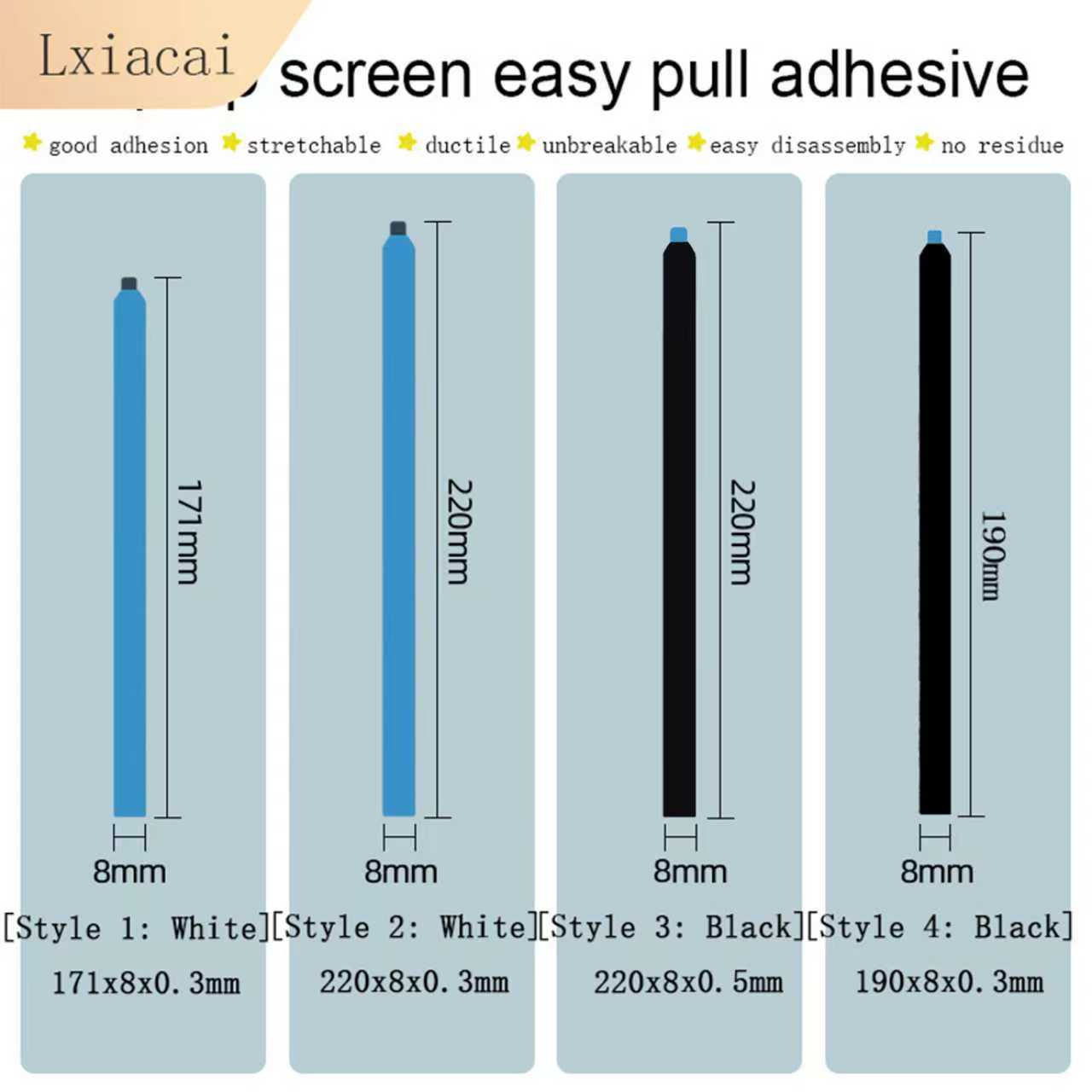 Lcd Screen Adhesive - Lem tarik mudah layar Laptop, pita