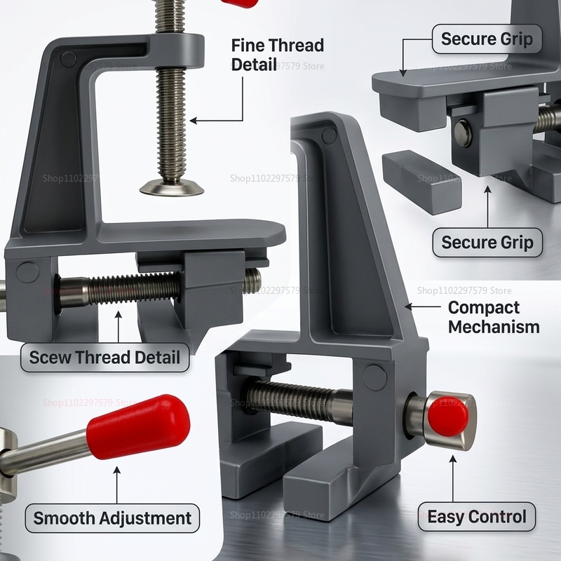 Penjepit Meja Mini Aluminium u - Electronics Repair Workbench ulasan dan harga