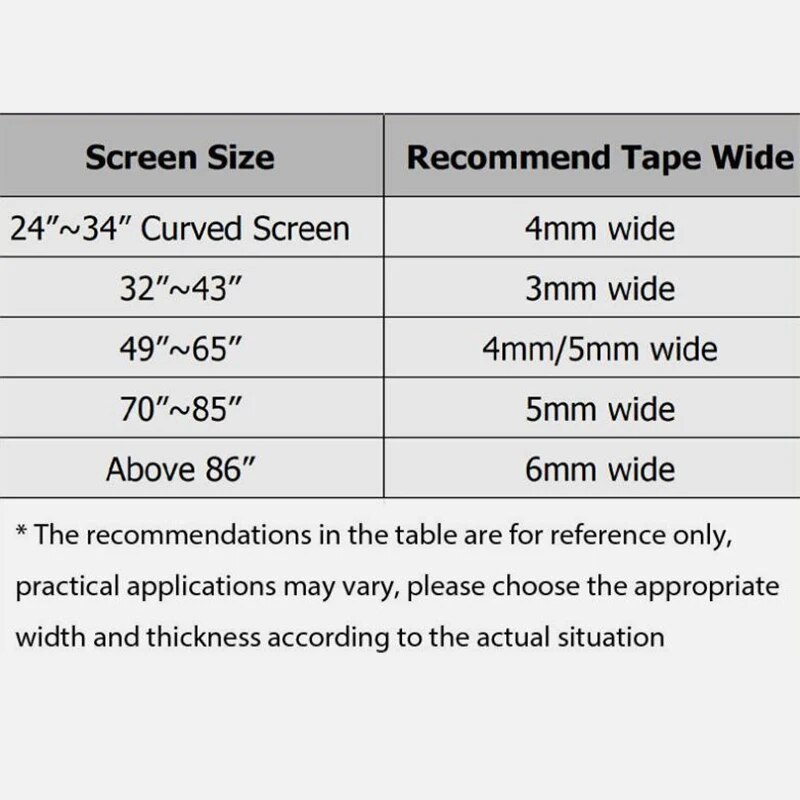 10M 3mm 3.5mm 4mm 5mm 6mm bers - Lcd Screen Adhesive ulasan dan harga