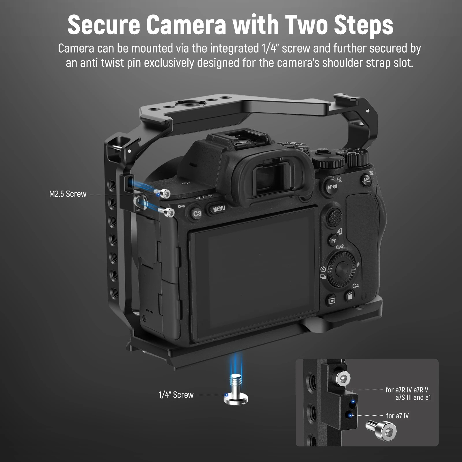 NEEWER Cage Kamera Untuk Sony  - Sony Camera A7 Iv ulasan dan harga