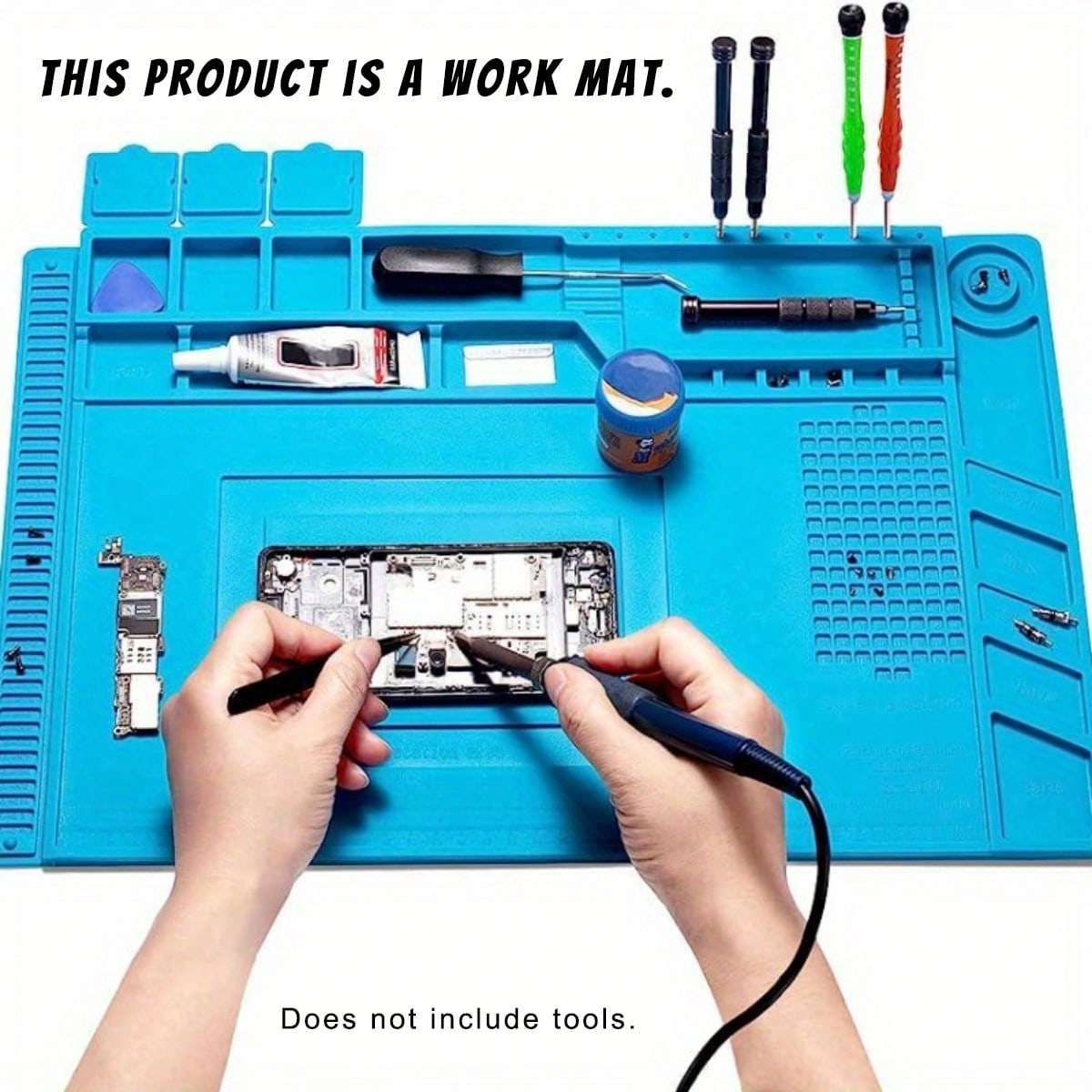 Alas solder silikon tahan suhu - Electronics Repair Workbench ulasan dan harga