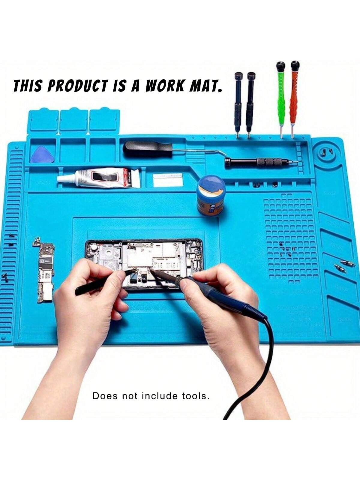 Alas solder silikon tahan suhu - Electronics Repair Workbench ulasan dan harga