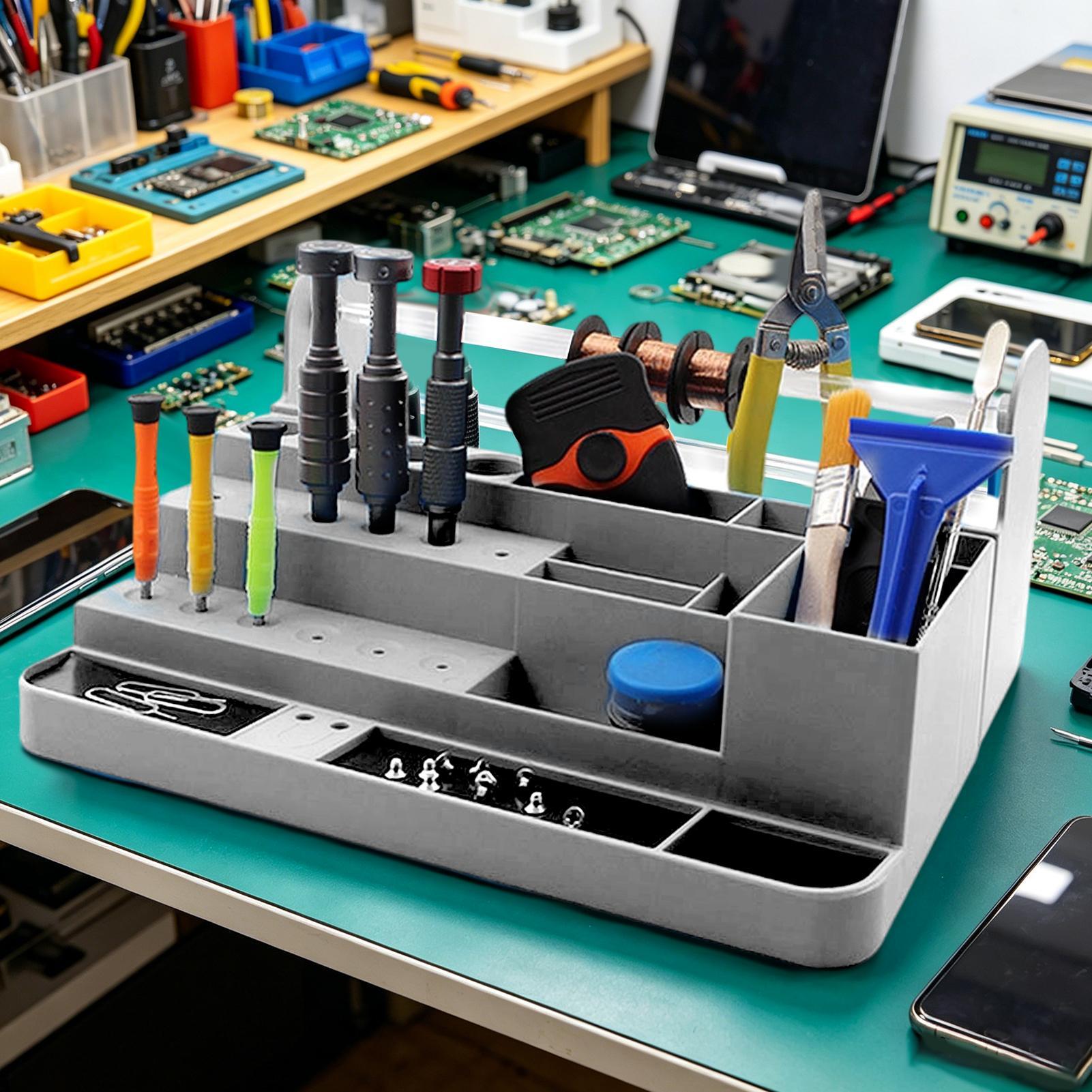 Tempat Penyimpanan Obeng Tugas - Electronics Repair Workbench ulasan dan harga
