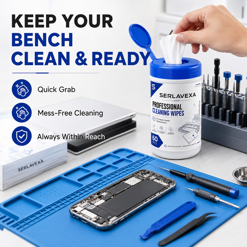60 Lembar Tisu Pembersih Elekt - Electronics Repair Workbench ulasan dan harga
